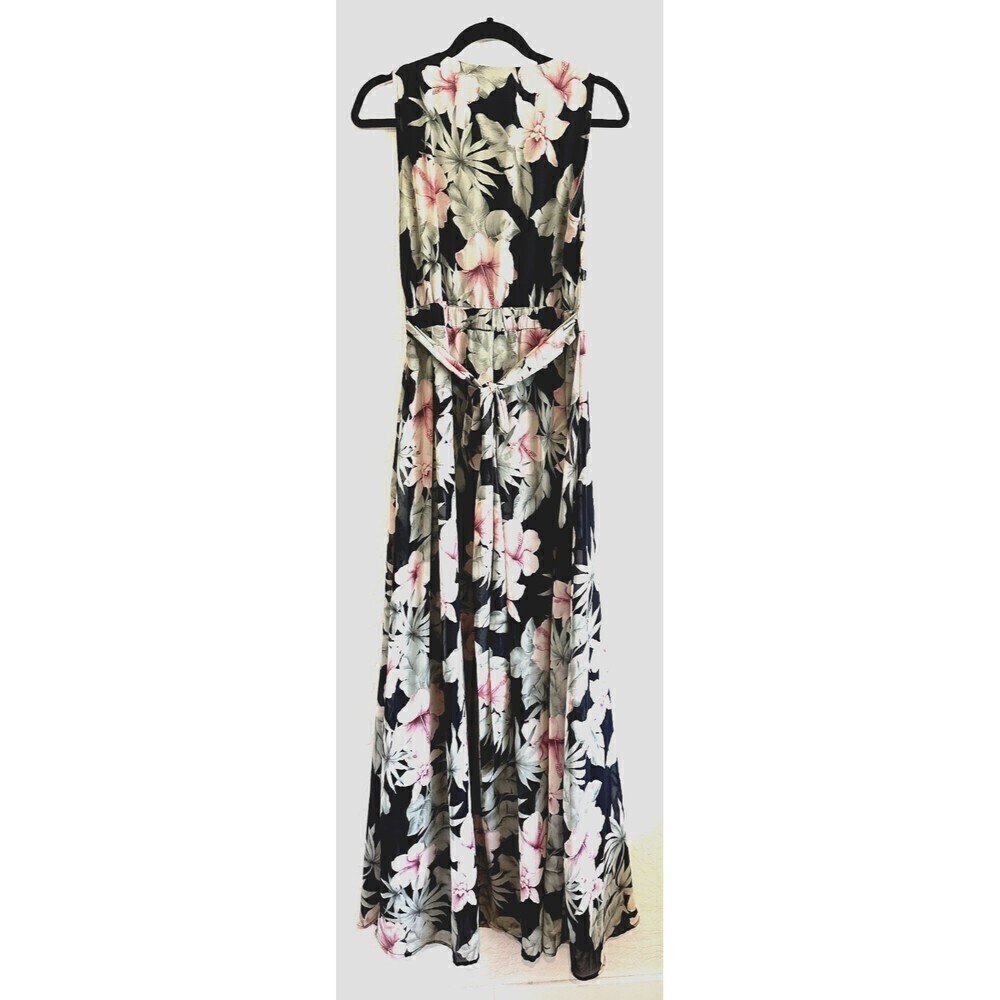 Lulu’s Woman's Sleeveless Floral Maxi Dress Size M Travel Vacay Boho Event - Picture 9 of 16